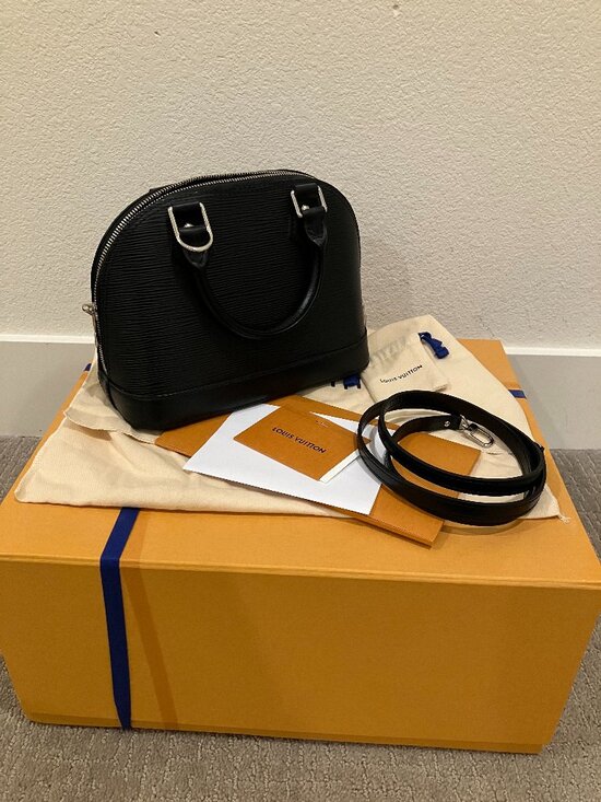 Louis Vuitton Handbags - Louis Vuitton Black Epi Alma BB